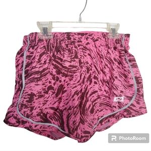 Nike Pink and Brown Athletic Shorts